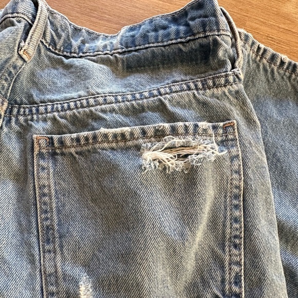 Gap Teens Wide Stride Classic Blue Distressed Jeans. - Picture 11 of 12